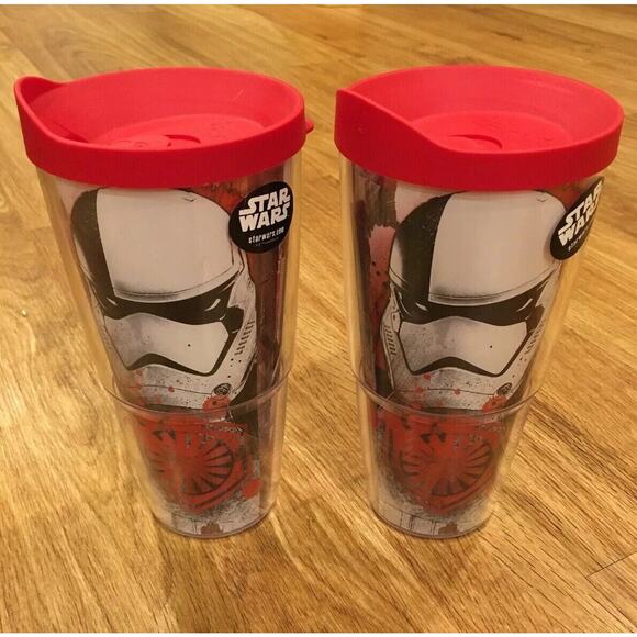 Star Wars Tervis Mugs 24 oz Storm Troopers - Qty Two - BRAND NEW - Picture 1 of 9